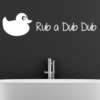 50% OFF on DeStudio Rub A Dub Dub Duck Wall Sticker Sticker