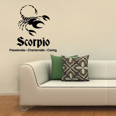 Chipakk Scorpio Zodiac Decal - Black-M Pigmented Polyvinyl Films Imported Sticker Chipakk Scorpio Zodiac Decal - Black-M Pigmented Polyvinyl Films Imported Sticker