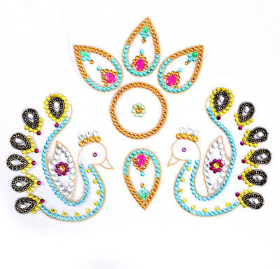 60% OFF on Amba Handicraft Red Kundan Morni Rangoli Acrylic Sheet Sticker 60% OFF on Amba Handicraft Red Kundan Morni Rangoli Acrylic Sheet Sticker