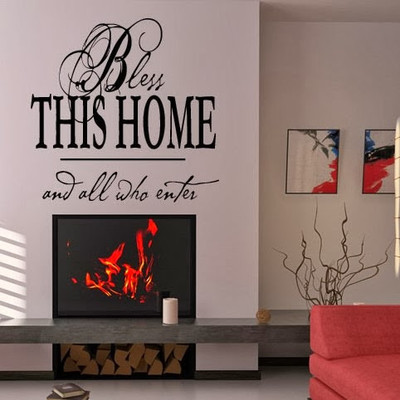 50% OFF on DeStudio DeStudio Bless This Home And All Who Enter Wall Stickers Size GIANT WALL STICKER Sticker