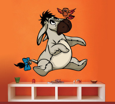 40% OFF on Creative Width Decor The Cute Donkey Vinyl Sticker Sticker Pack of 1