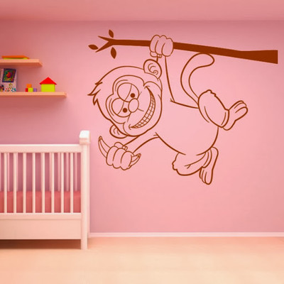 50% OFF on DeStudio DeStudio Monkey Hanging Wall Stickers Size GIANT WALL STICKER Sticker