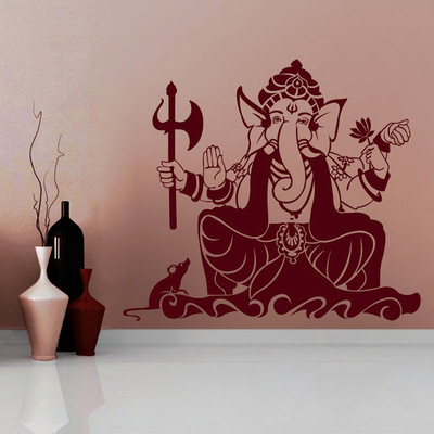 50% OFF on DeStudio DeStudio Vinayak Two Wall Stickers Size MEDIUM WALL STICKER Sticker