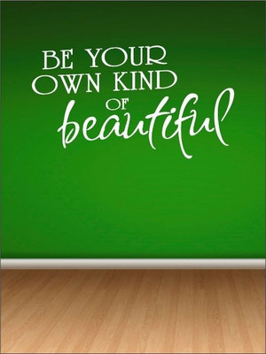 21% OFF on Wall1ders Be Your Own PVC Vinyl Sticker Pack of 1