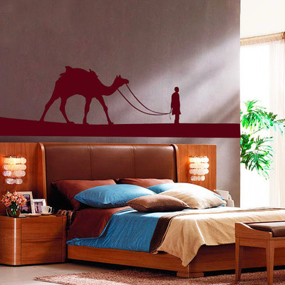 87% OFF on DeStudio Desert Camel Two Size Tiny Wall Sticker