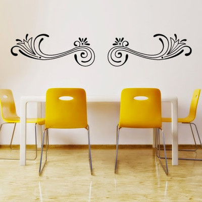 50% OFF on DeStudio Floral Print Heading One Size Giant WALL STICKER Sticker