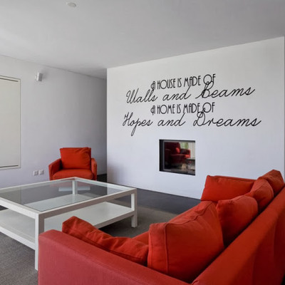 73% OFF on DeStudio DeStudio A House Is Made Of Walls One Wall Stickers Size MEDIUM WALL STICKER Sticker