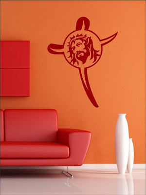 82% OFF on Wall1ders Jesus Cross Sticker Sticker Pack of 1