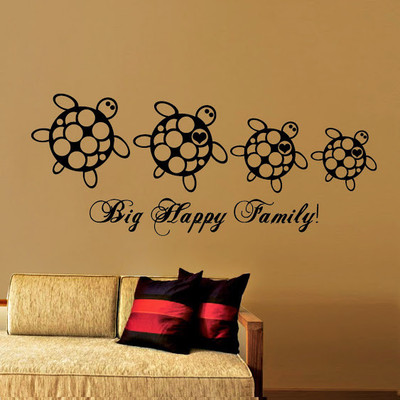 87% OFF on DeStudio Big Happy Family Size Tiny Wall Sticker