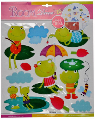 20% OFF on Ollington St. Collection Room Decor Peel & Stick Frog Glitter Puffy Sticker
