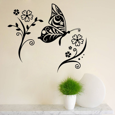 65% OFF on D��cor Kafe Decal Style ButterFly Wall Sticker Small Size-15*13 Inch Wall Sticker Sticker Pack of 1 65% OFF on D��cor Kafe Decal Style ButterFly Wall Sticker Small Size-15*13 Inch Wall Sticker Sticker Pack of 1