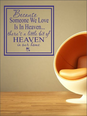 87% OFF on Wall1ders Heaven In Our Home PVC Vinyl Sticker Pack of 1