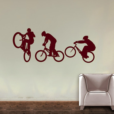 50% OFF on DeStudio DeStudio Cycling Team Decal Two Wall Stickers Size MEDIUM WALL STICKER Sticker