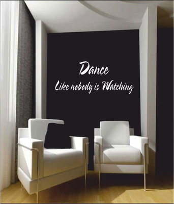 50% OFF on Ritzy Dance Like Living Room Wall Quotes Wall Decal Sticker