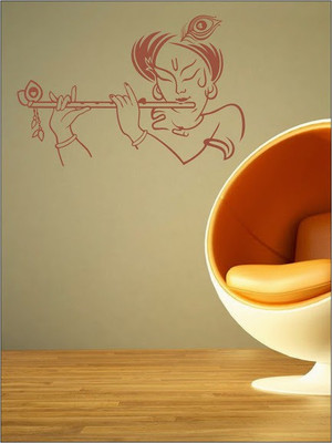 84% OFF on Wall1ders Your Krishna PVC Vinyl Sticker Sticker Pack of 1