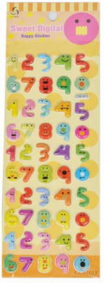 Ollington St. Collection Digital Numbers Glow Sticker