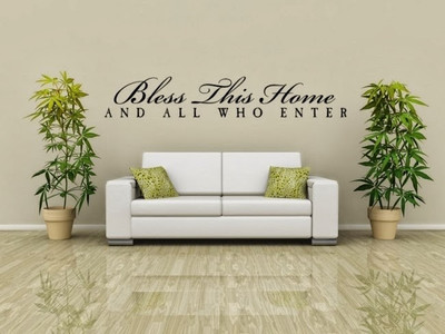 50% OFF on DeStudio DeStudio Bless This Home And All One Wall Stickers Size GIANT WALL STICKER Sticker
