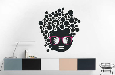 50% OFF on Hoopoe Decor Hippie Wall Sticker Pack of 1