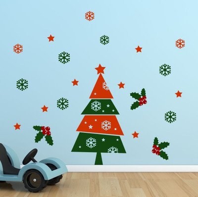 25% OFF on Chipakk Christmas Tree Decal - Red, Orange & Dark Green Pigmented Polyvinyl Sticker 25% OFF on Chipakk Christmas Tree Decal - Red, Orange & Dark Green Pigmented Polyvinyl Sticker