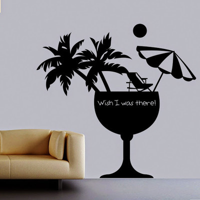 50% OFF on DeStudio DeStudio Wish I Was There Wall Stickers Size MEDIUM WALL STICKER Sticker