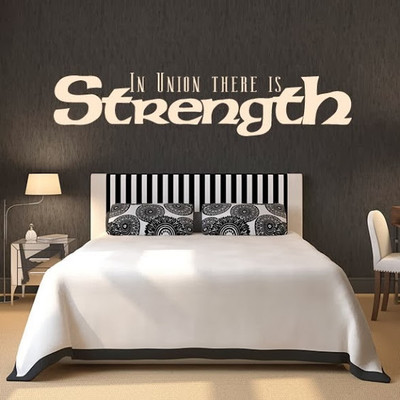 50% OFF on DeStudio DeStudio In Union There Is Strength Wall Stickers Size GIANT WALL STICKER Sticker
