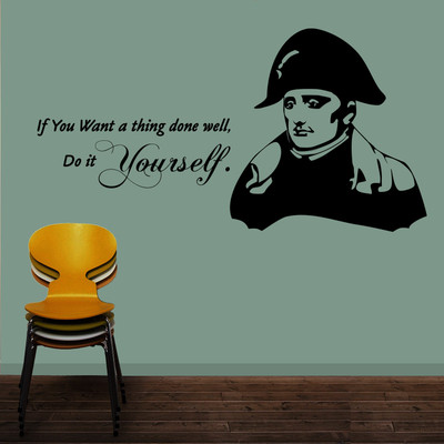 30% OFF on Creative Width Decor Napoleon Bonaparte Vinyl Sticker Sticker Pack of 1