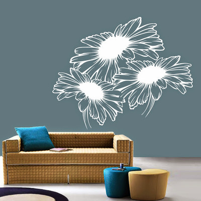 50% OFF on DeStudio DeStudio Sunflowers One Wall Stickers Size LARGE WALL STICKER Sticker
