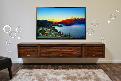 66% OFF on DeStudio 12 White Rings 3D Acrylic Sticker Pack of 12