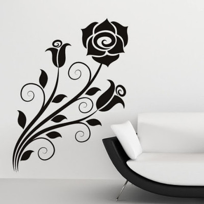82% OFF on DeStudio Rose Flower Size Large WALL STICKER Sticker 82% OFF on DeStudio Rose Flower Size Large WALL STICKER Sticker