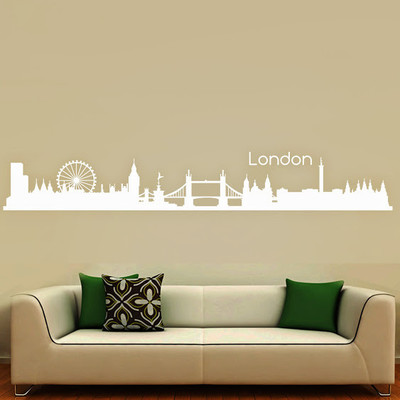 50% OFF on DeStudio DeStudio City Of London One Wall Stickers Size LARGE WALL STICKER Sticker