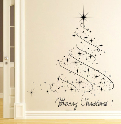 66% OFF on D��cor Kafe Decal Style Christmas Tree Sparkles Tree Sticker Small Size- 13*16 Inch Wall Sticker Sticker Pack of 1 66% OFF on D��cor Kafe Decal Style Christmas Tree Sparkles Tree Sticker Small Size- 13*16 Inch Wall Sticker Sticker Pack of 1