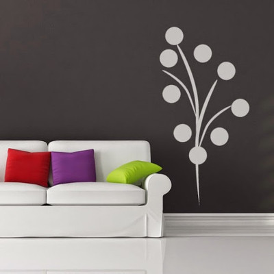 87% OFF on DeStudio Balls Floral Size Jumbo WALL STICKER Sticker