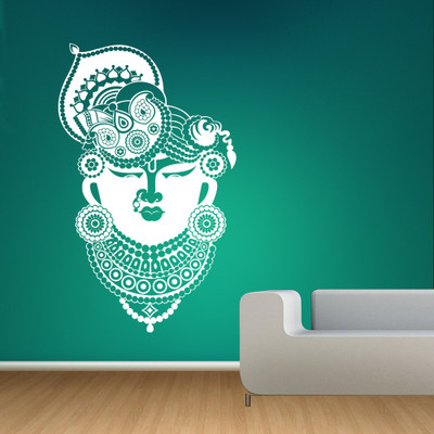 30% OFF on Creative Width Decor Shreenath Ji Vinyl Sticker Sticker Pack of 1