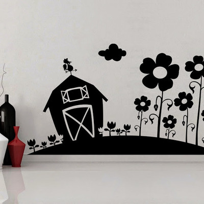 50% OFF on DeStudio DeStudio Farm House Wall Stickers Size SUPER WALL STICKER Sticker