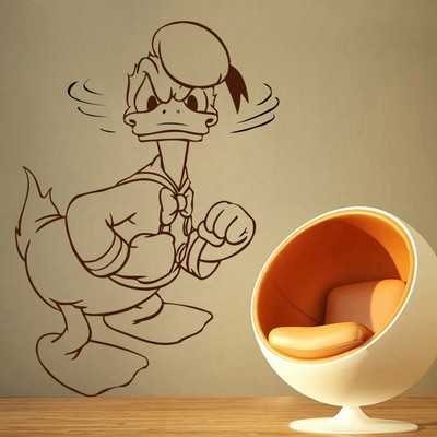 87% OFF on D��cor Kafe Decal Style Donald Wall Art Medium Size-26*37 Inch Wall Sticker Sticker Pack of 1