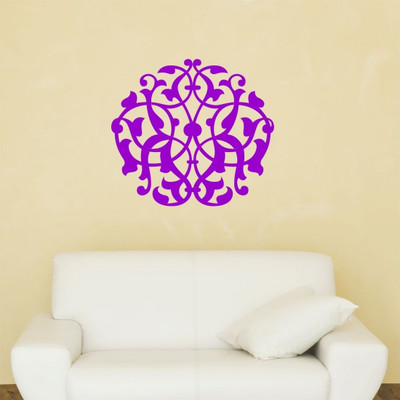 Chipakk Delicate Motif 2- Purple Small Pigmented Polyvinyl Films Imported Sticker