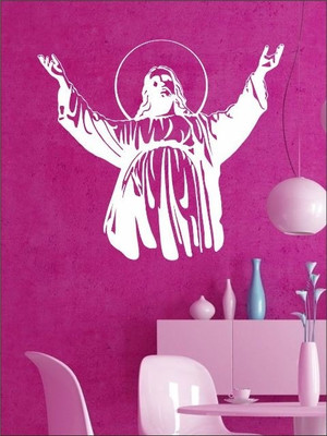 71% OFF on Wall1ders Jesus Christ PVC Vinyl Sticker Pack of 1