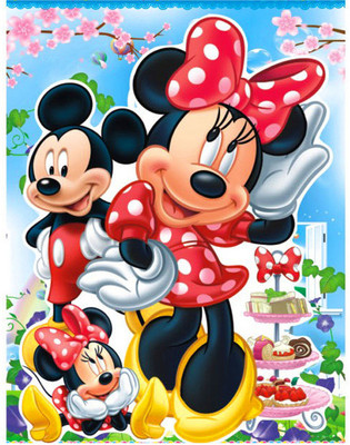 33% OFF on Pindia Mickey & Mini Wall Sticker