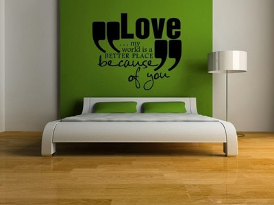 50% OFF on DeStudio DeStudio Love My World One Wall Stickers Size MEGA WALL STICKER Sticker