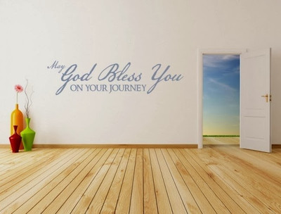 50% OFF on DeStudio DeStudio May God Bless You One Wall Stickers Size GIANT WALL STICKER Sticker