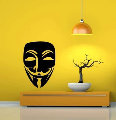 23% OFF on Hoopoe Decor The mask Wall Sticker Pack of 1