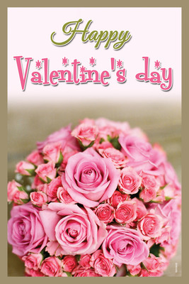 16% OFF on Decorative Ball Of Roses On This Valentine Paper Print