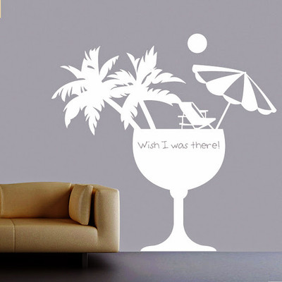62% OFF on DeStudio DeStudio Wish I Was There One Wall Stickers Size MEDIUM WALL STICKER Sticker