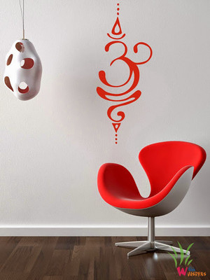 13% OFF on Wall Whispers Om Diya Style Vinyl Sticker
