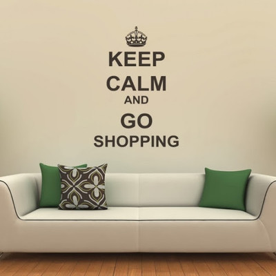 68% OFF on DeStudio DeStudio Keep Calm And Go Shopping Wall Stickers Size SMALL WALL STICKER Sticker 68% OFF on DeStudio DeStudio Keep Calm And Go Shopping Wall Stickers Size SMALL WALL STICKER Sticker