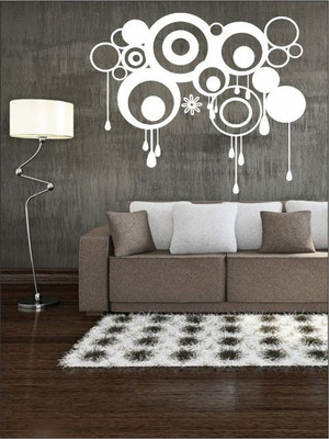 84% OFF on Wall1ders Melting Rings PVC Vinyl Sticker Sticker Pack of 1