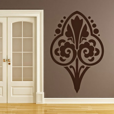 50% OFF on DeStudio Floral Head One Size Giant WALL STICKER Sticker