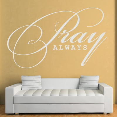 50% OFF on DeStudio DeStudio Pray Always Wall Stickers Size MEGA WALL STICKER Sticker
