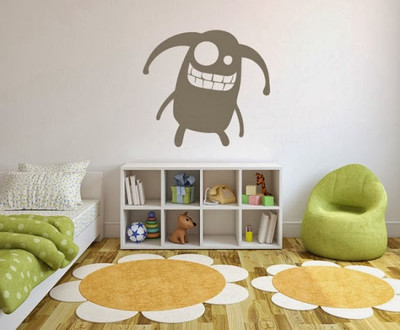 44% OFF on DeStudio Bog Eyed Monster Size Tiny Wall Sticker
