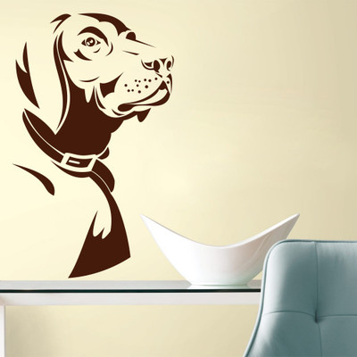 D��cor Kafe Decal Style Dog Wall Art Medium Size-36*36 Inch Wall Sticker Sticker Pack of 1 D��cor Kafe Decal Style Dog Wall Art Medium Size-36*36 Inch Wall Sticker Sticker Pack of 1